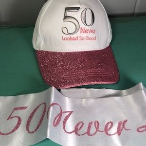 50th Birthday Hat & Sash